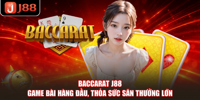 Baccarat J88 - Game Bài Hàng Đầu, Thỏa Sức Săn Thưởng Lớn