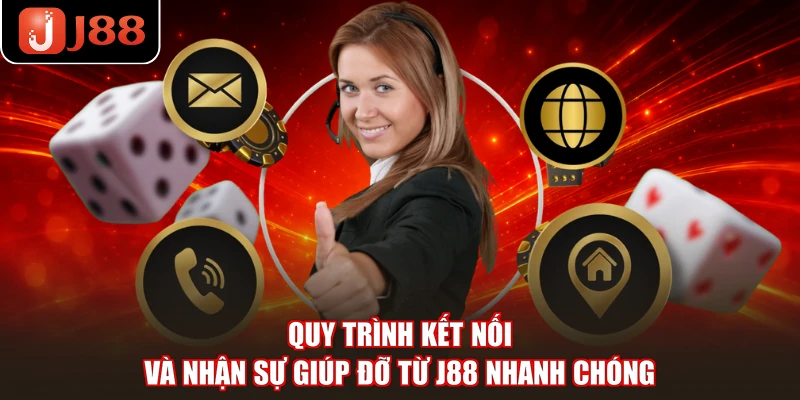 Quy trình kết nối và nhận sự giúp đỡ từ J88 nhanh chóng